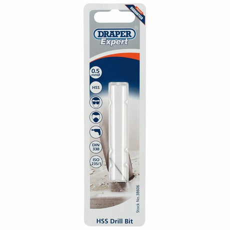 Draper Tools Spiralbohrer 0,5 mm D38606
