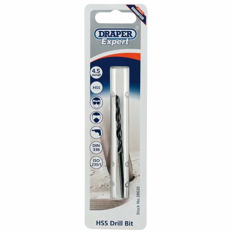 Draper Tools Spiralbohrer 4,5 mm D38620