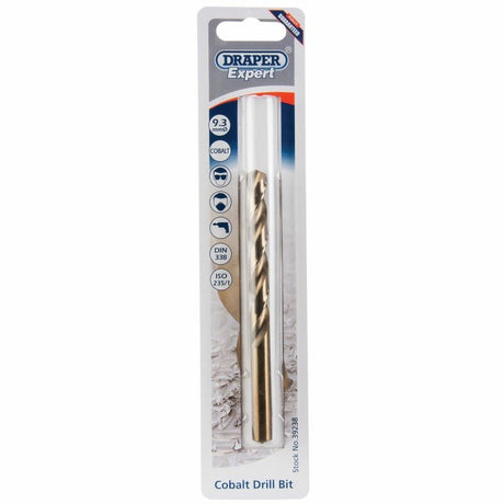 Draper Tools Spiralbohrer 9,3mm, Kobalt D39238