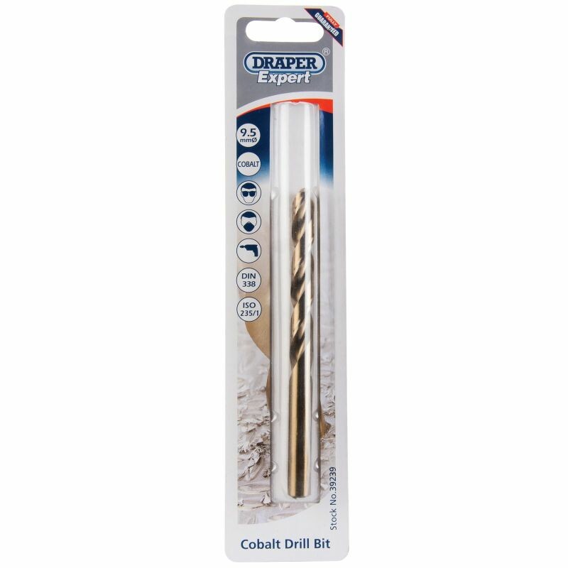 Draper Tools Spiralbohrer 9,5 mm, Kobalt D39239
