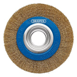 Draper Tools Stahldrahtbürste 150mm für Tischschleifer D08066