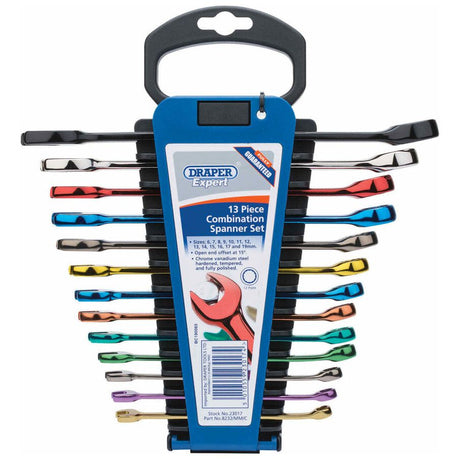 Draper Tools Steckschlüsselsatz farbig, 13-teilig D23017