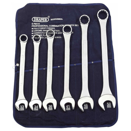 Draper Tools Schraubenschlüssel-Satz XL, 6-teilig D31167