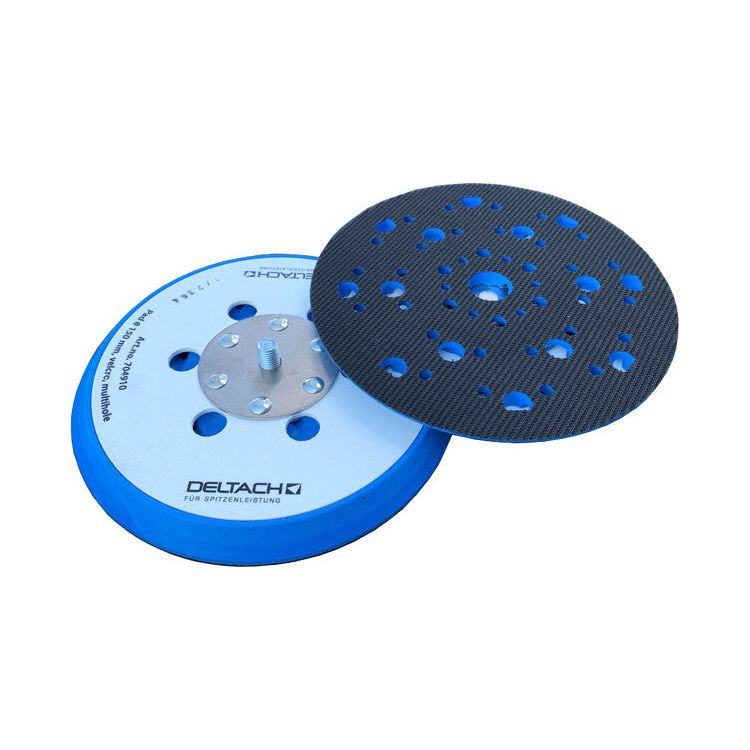Deltach Stützpolster Ø150mm Klettverschluss Mehrloch, 5/16" UNF Außengewinde 704910