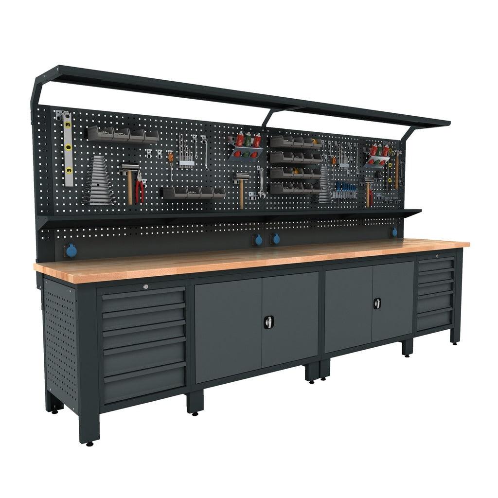 TOOLBOX4YOU Profi Serie - Werkbank für Industrie, Werkstatt und Garage ...