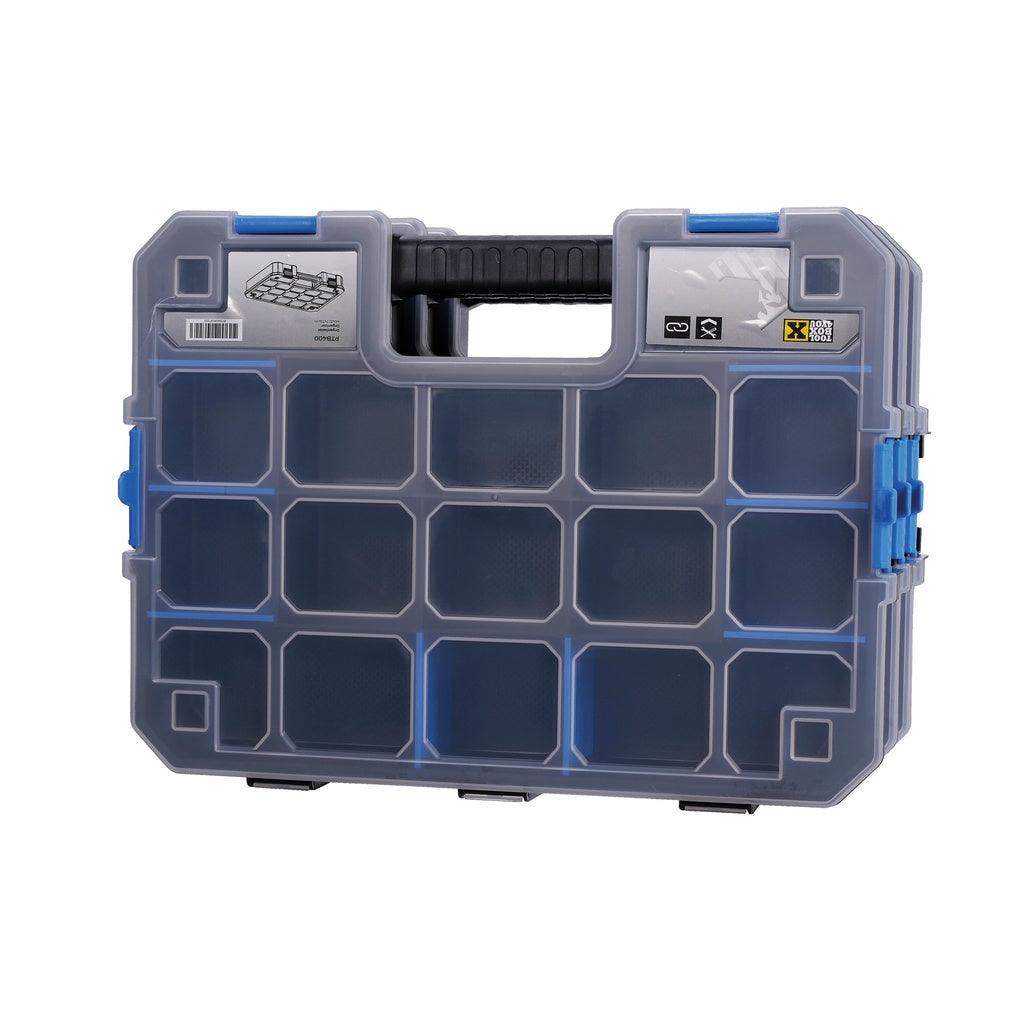 TOOLBOX4YOU Organizer Box Large - Aufbewahrungskasten mit Griff - PTB400 - Tools.de TP Profishop GmbH
