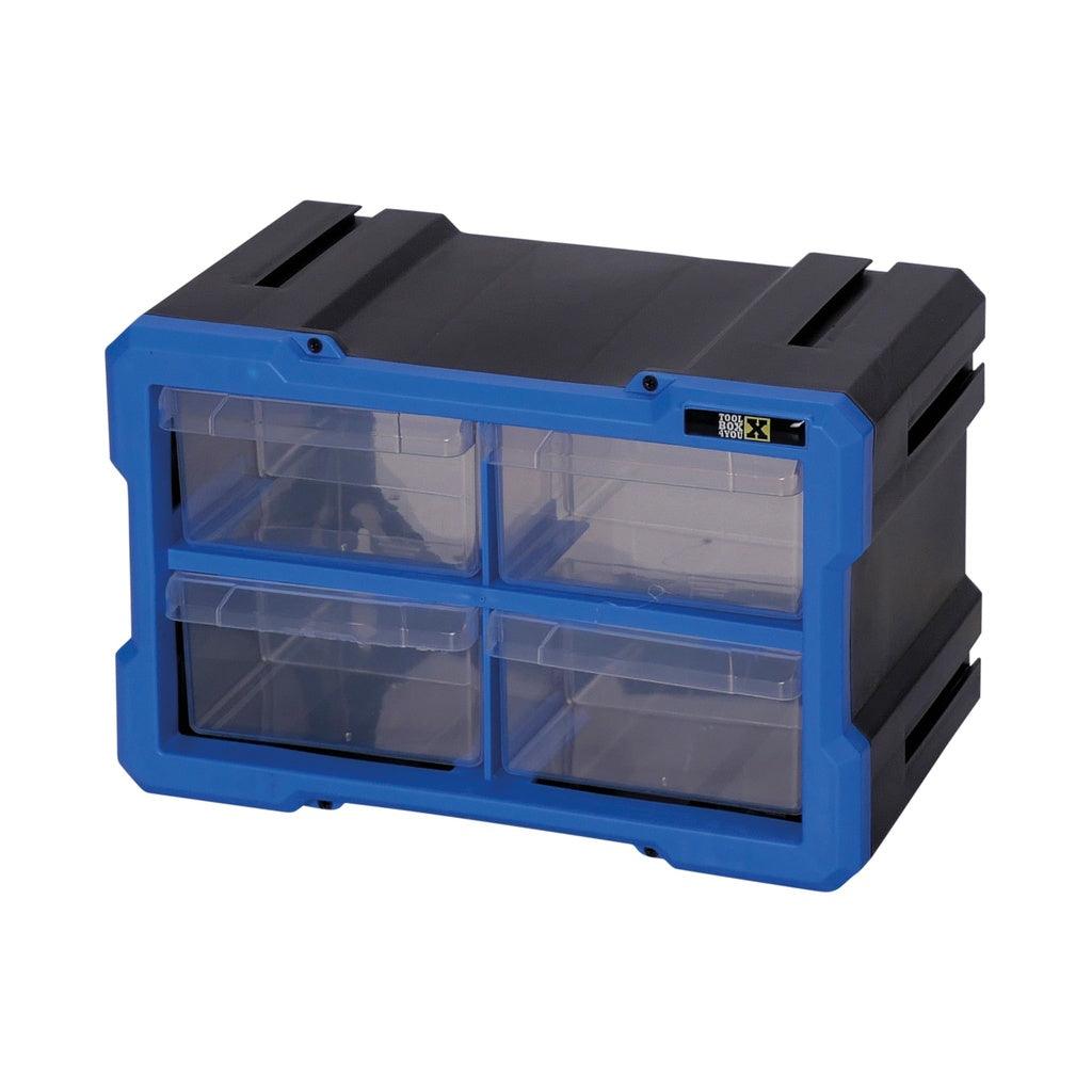 TOOLBOX4YOU Schubladenkasten mit 4 Schubladen - Schubladen-Satz - MDS04M - Tools.de TP Profishop GmbH