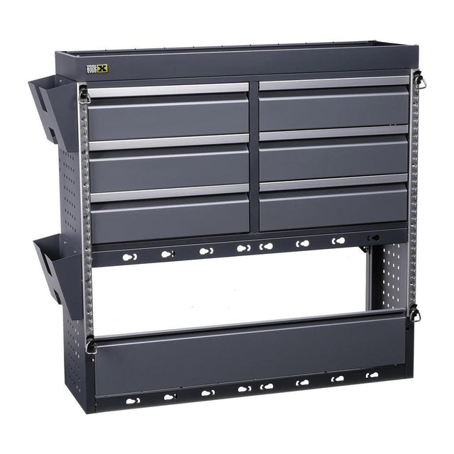 TOOLBOX4YOU Universal-Einbauschrank für Vans 6 Schubladen - Maximale Organisation und Aufbewahrung - DVC06 - Tools.de TP Profishop GmbH