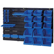 TOOLBOX4YOU Wandmontierter Regal-Aufbewahrungsorganizer 35 Teile - WMP35 - Tools.de TP Profishop GmbH