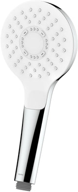 TOTO Handbrause 110 mm rund weiß/chrom – wassersparend mit Antikalksystem