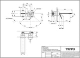 TOTO 2-Loch Waschtisch-Einhandmischer ZL Unterputz Ausladung 175mm chrom