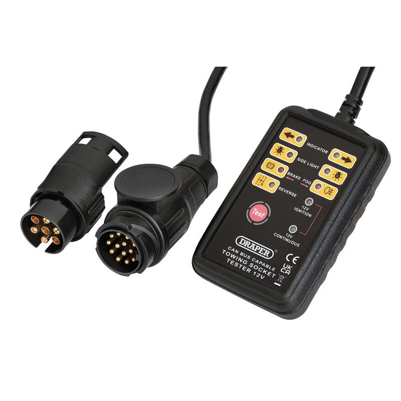 Draper Tools Abschleppdosen-Tester CAN Bus 13 und 7 Pole D27198