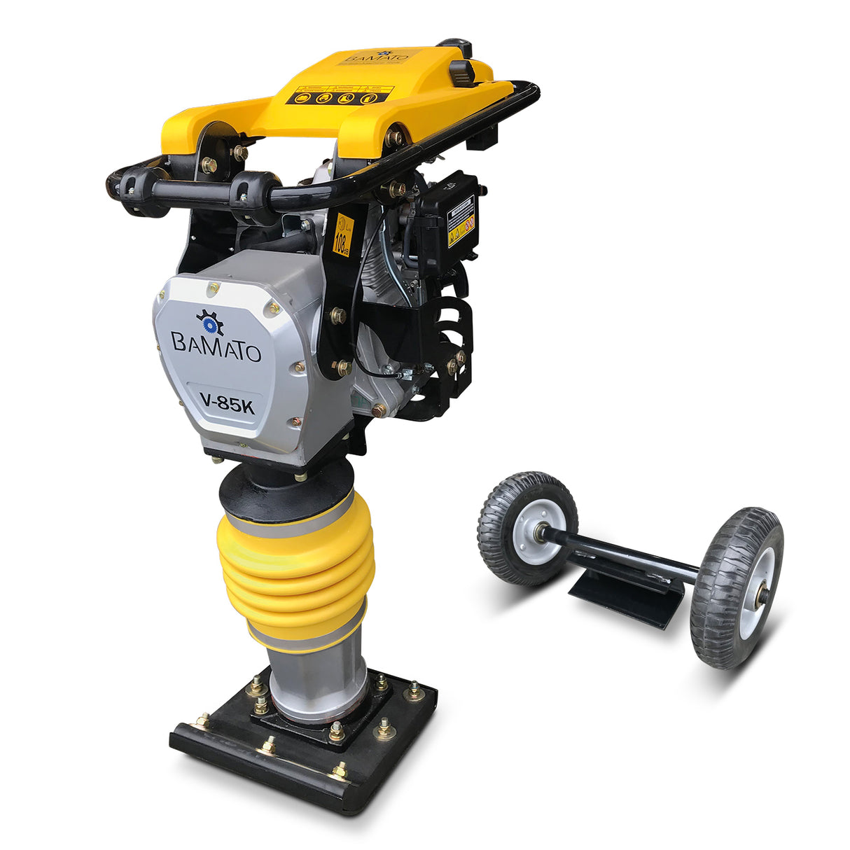 BAMATO Vibrationsstampfer V-85K mit Fahrgestell (schmale Ausführung)