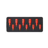 VDE 3/8"+1/2" Steckschlüssel-Satz, 10-tlg, M-Modul