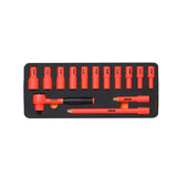 VDE 3/8" Steckschlüsselsatz, 14-tlg., M-Modul
