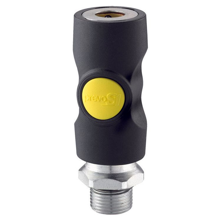 Deltach Sicherheitskupplung 1/4" äußeres Ende ORION (ASI-061151) gelb 712712