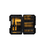 VITO 38-teiliges Schlag-Bit-Set aus S2-Stahl - mit Adapter, Schlitz-Bits, Phillips-Bits, Torx-Bits, Pozidrive-Bits - Pro Power - VIBI38 - Tools.de TP Profishop GmbH