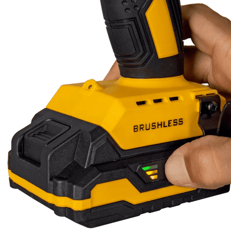 VITO Akku-Bohrschrauber mit bürstenlosem Motor 20V - 2 Geschwindigkeitsstufen, Lithium-Ionen-Akku, Schnellstoppfunktion - Pro Power - VIBBSFL20 - Tools.de TP Profishop GmbH