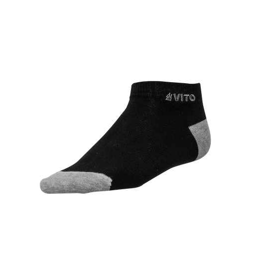 VITO Arbeitssocken Kurzsocken - 1 Paar - Everyday Fresh - bequeme Socken für jeden Tag - perfekt für die Arbeit - hoher Baumwollanteil - schwarz/grau - Security - Tools.de TP Profishop GmbH