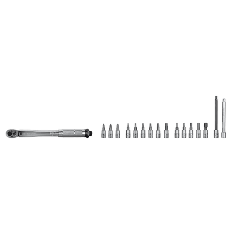 VITO Drehmomentschlüssel-Satz 1/4 2-24 Nm mit Bits - 17 Teile - Kraftschlüssel, Schraubenschlüssel - Hand Tools - VICD14 - Tools.de TP Profishop GmbH