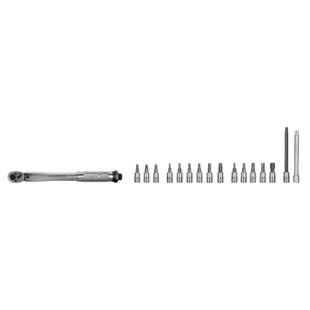 VITO Drehmomentschlüssel-Satz 1/4 2-24 Nm mit Bits - 17 Teile - Kraftschlüssel, Schraubenschlüssel - Hand Tools - VICD14 - Tools.de TP Profishop GmbH