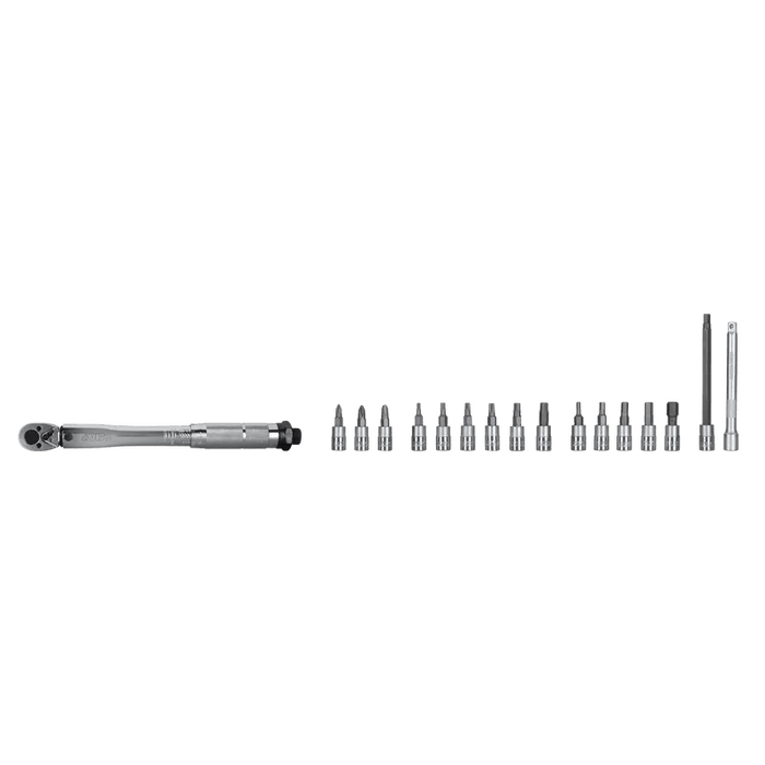 VITO Drehmomentschlüssel-Satz 1/4 2-24 Nm mit Bits - 17 Teile - Kraftschlüssel, Schraubenschlüssel - Hand Tools - VICD14 - Tools.de TP Profishop GmbH