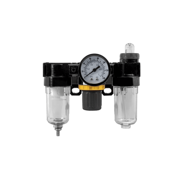 VITO Druckminderer 1/4" - 6 mm - 0-10 bar, 800 L/min - Druckluftregler, Luftfilter, Druckluft - Pro Power - VIFC14 - Tools.de TP Profishop GmbH
