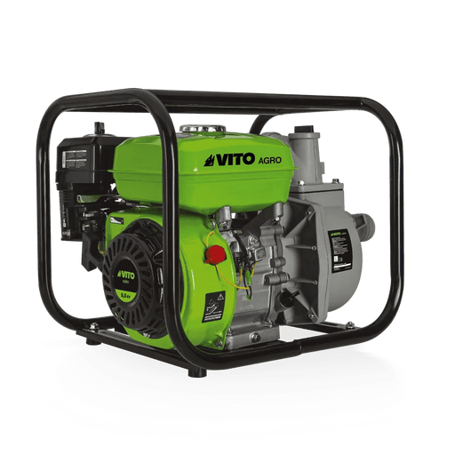 VITO Effiziente Benzinmotor-Wasserpumpe 5,5 PS - 26m Förderhöhe - 30.000 L/h Maximaler Durchfluss - Ideal für Bewässerung und Umpumpen - Tools.de TP Profishop GmbH