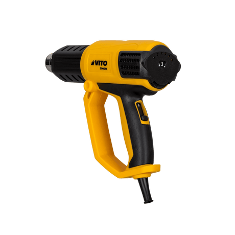 VITO Einstellbare Heißluftpistole 2000W - keramisches Heizelement, schnelle Kühlfunktion, abnehmbarer Heißluftauslasschutz - Pro Power - VIPAQR2000 - Tools.de TP Profishop GmbH
