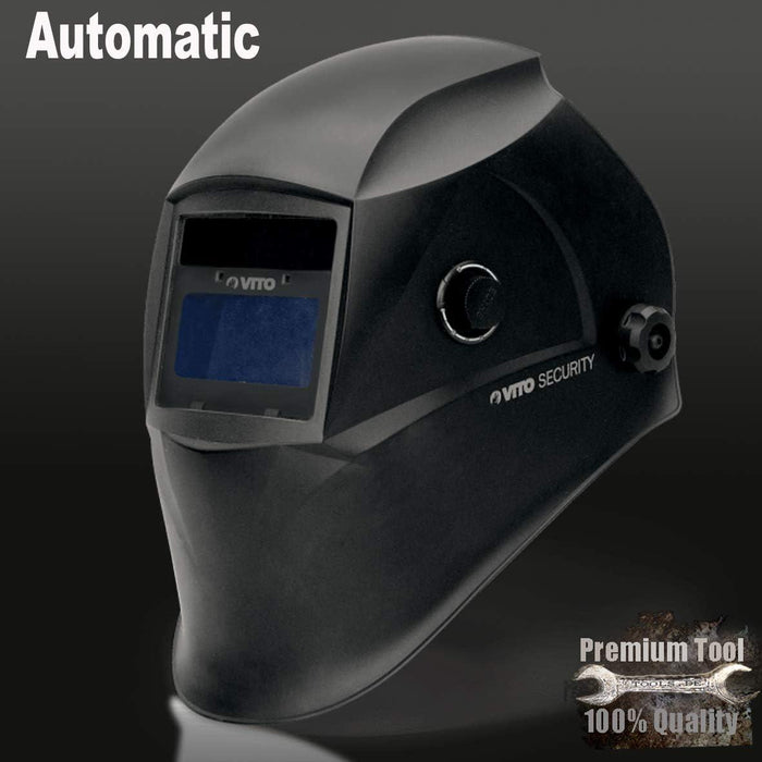 VITO elektronischer Schweißhelm - Schweißmaske LCD - Gesichtsschutz - Schweißen - Face Schutz - automatische Verdunklung VIMSEA - Tools.de TP Profishop GmbH