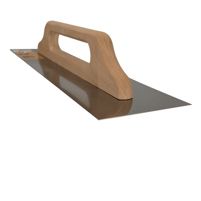 VITO Glattkelle aus Edelstahl mit Holzgriff - 130 x 500 mm - Hand Tools - VITLIM500 - Tools.de TP Profishop GmbH