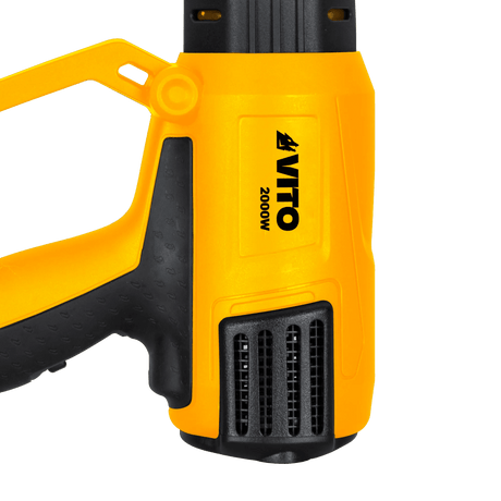 VITO Heißluftpistole 2000W - schnelle Kühlfunktion, abnehmbarer Heißluftauslass-Schutz - Pro Power - VIPAQ2000 - Tools.de TP Profishop GmbH