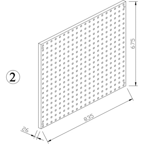 VITO Männerküche - Eckmodul - Werkstatteinrichtungs Set mit Schubladen 5-TLG ca. 83.5 x 83.5 x 200 cm, Garage Werkstatteinrichtung, Werkzeugschrank, Werkbank mit Holzarbeitsplatte - (VIACGC) - Tools.de TP Profishop GmbH