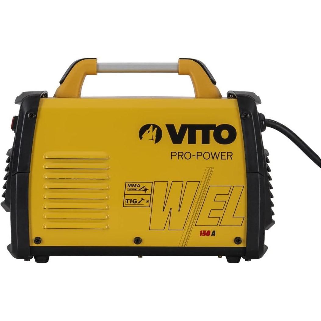 VITO Multischweißgerät LCD-Display Kombischweißgerät IGBT Schweißgerät 20-150A MMA/TIG/WIG - Aluminium Schweißen - Schweißgerät Elektrode - Inverter Schweissgerät - Elektroden Inverter - VII150A - Tools.de TP Profishop GmbH