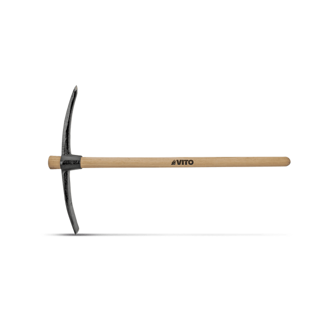VITO Spitzhacke aus geschmiedetem Stahl mit Holzstiel - für Garten, Landwirtschaft und Bau - Hand Tools - VIPC25C - Tools.de TP Profishop GmbH
