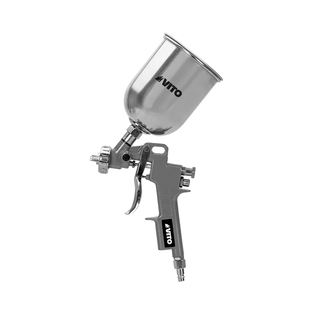 VITO Sprühpistole mit Becher auf der Oberseite 600 ml - 3-5 bar - Pro Power - VIA1862 - Tools.de TP Profishop GmbH