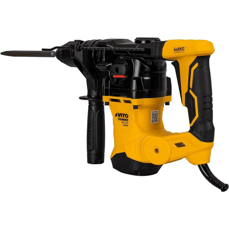 VITO ThunderPlus AVC SDS-plus Bohrhammer VIMPDP1250 1250W, 5 Joule, Verstellung Meißelposition, variable Drehzahl, Bohr-Ø Mauerwerk 30mm, 3x SDS-plus Bohrer, Spitz- + Flachmeißel, Koffer - Tools.de TP Profishop GmbH