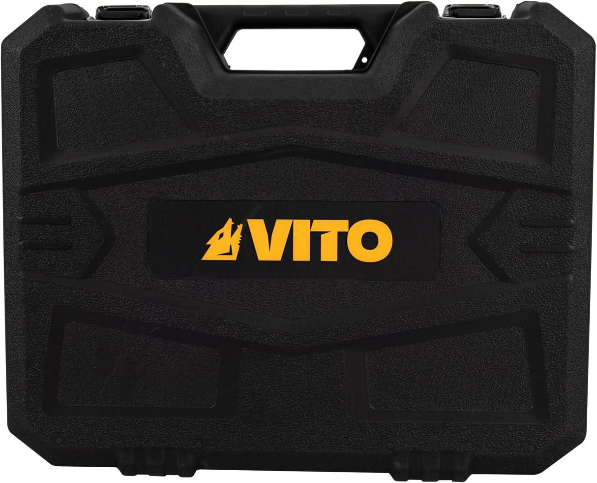 VITO ThunderPlus AVC SDS-plus Bohrhammer VIMPDP1250 1250W, 5 Joule, Verstellung Meißelposition, variable Drehzahl, Bohr-Ø Mauerwerk 30mm, 3x SDS-plus Bohrer, Spitz- + Flachmeißel, Koffer - Tools.de TP Profishop GmbH