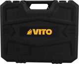 VITO ThunderPlus AVC SDS-plus Bohrhammer VIMPDP1250 1250W, 5 Joule, Verstellung Meißelposition, variable Drehzahl, Bohr-Ø Mauerwerk 30mm, 3x SDS-plus Bohrer, Spitz- + Flachmeißel, Koffer - Tools.de TP Profishop GmbH
