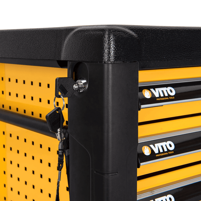 VITO Werkzeugmodul mit 4 Schubladen - ideal zur Aufbewahrung von Werkzeugen - aus Metall - Hand Tools - VIMG4 - Tools.de TP Profishop GmbH