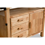 BAMATO WORK-1380 Massivholz-Werkbank