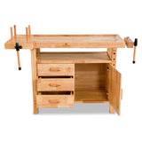 BAMATO WORK-1380 Massivholz-Werkbank