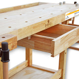 BAMATO WORK-1520 Massivholz-Werkbank