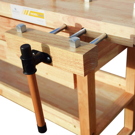 BAMATO WORK-1640 Massivholz-Werkbank