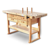 BAMATO WORK-1640 Massivholz-Werkbank