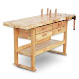 BAMATO WORK-1640 Massivholz-Werkbank