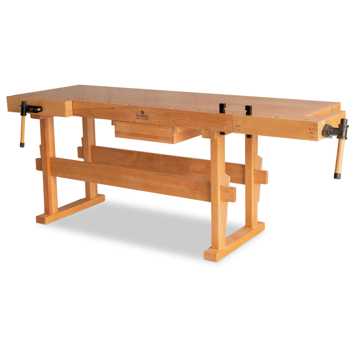 BAMATO WORK-2100 Massivholz-Werkbank