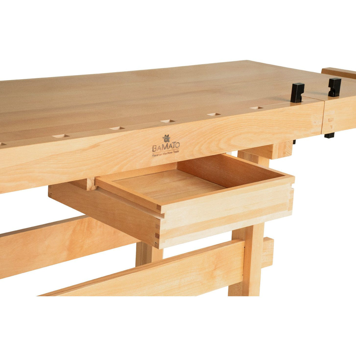 BAMATO WORK-2100 Massivholz-Werkbank
