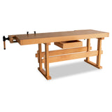 BAMATO WORK-2100 Massivholz-Werkbank