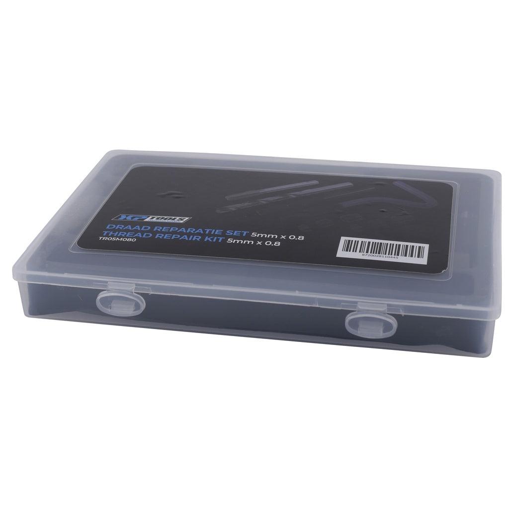 XPTools Gewinde-Reparaturset M5 x 0.8 - Komplettes Kit zur Gewindereparatur - TR05M080 - Tools.de TP Profishop GmbH